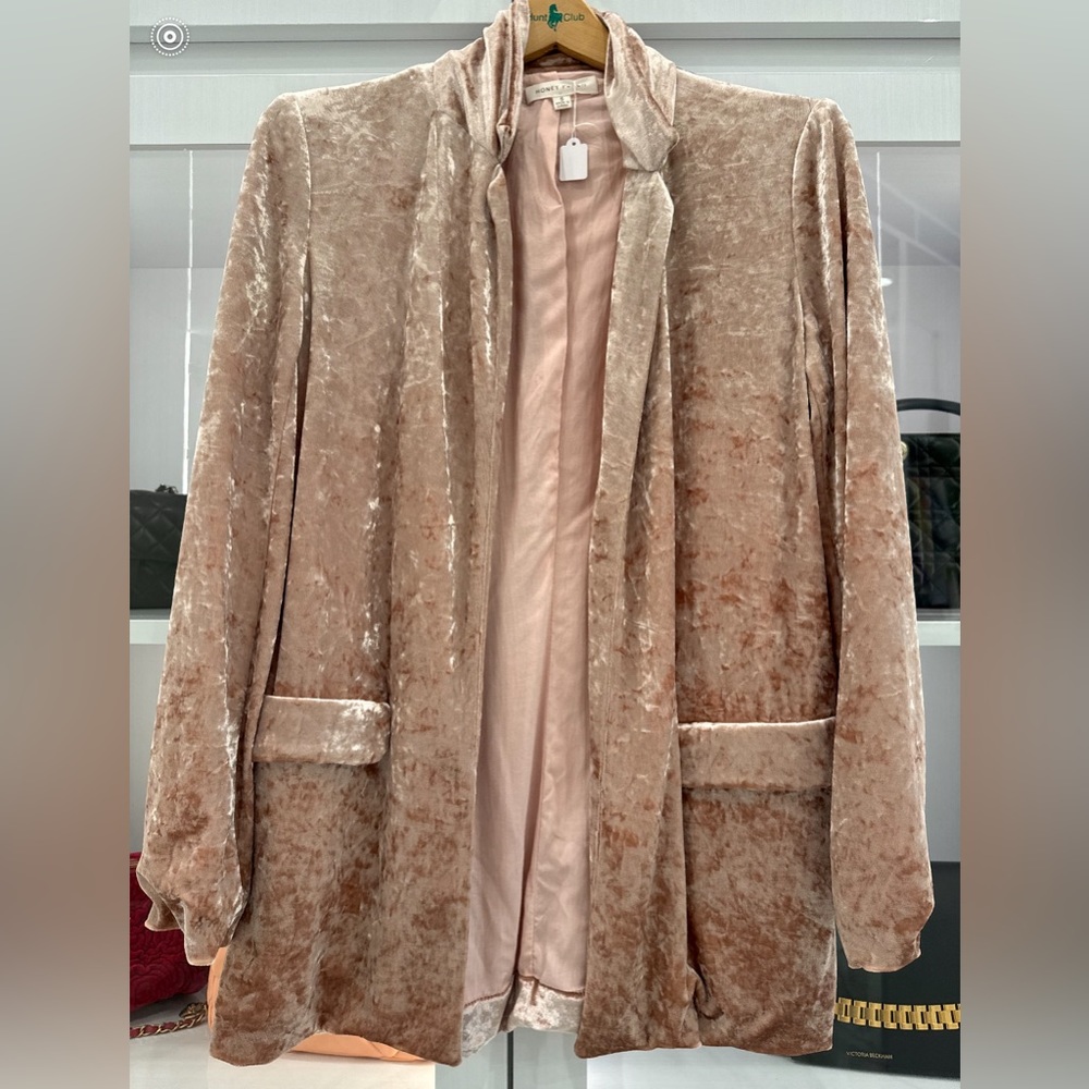 Velvet blazer